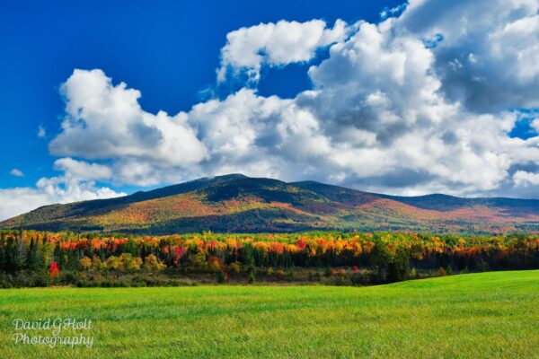 White Mountains Autumn Landscape Photography Print: New England Wall Art