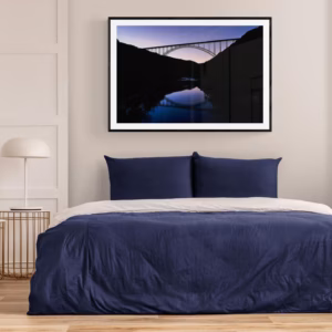 Blue Hour Over the New River Gorge Bridge Color Photography Print 2 of 2